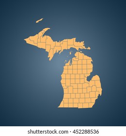 map of Michigan