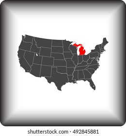 map of Michigan