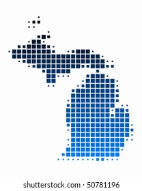 Map of Michigan