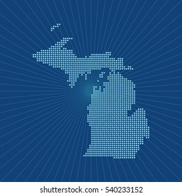 map of Michigan