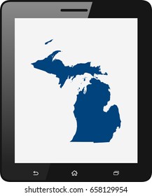 map of Michigan