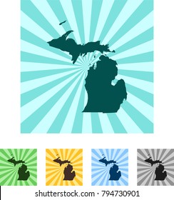 map of Michigan