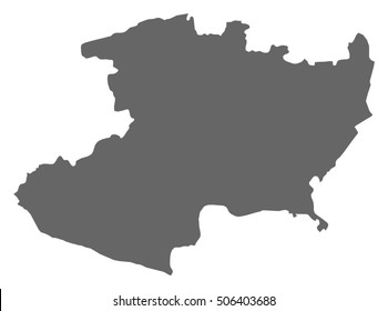 Map - Michoacan (Mexico)