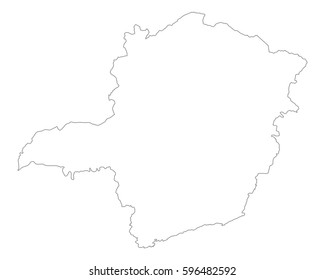 Map Of Minas Gerais