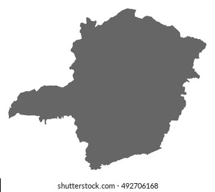 Map - Minas Gerais (Brazil)