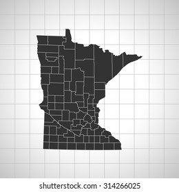 map of Minnesota