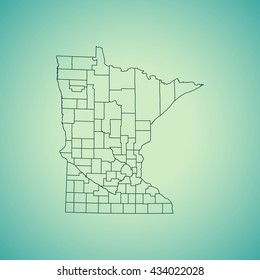 map of Minnesota