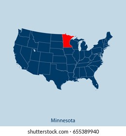 map of Minnesota