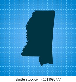 map of Mississippi