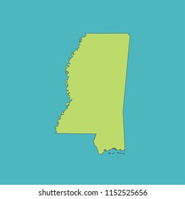 map of Mississippi