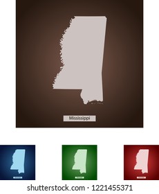 map of Mississippi