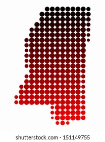 Map of Mississippi