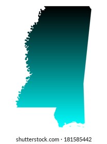 Map of Mississippi