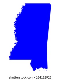 Map of Mississippi