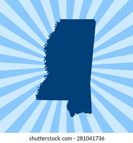 map of Mississippi