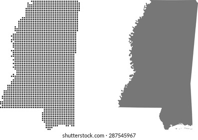 map of Mississippi