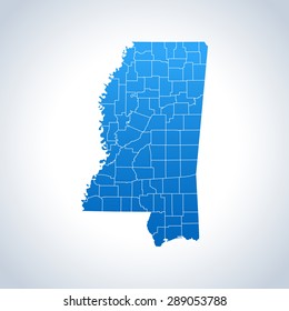 map of Mississippi