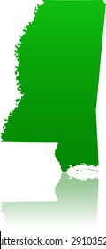 map of Mississippi
