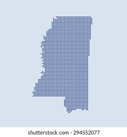 map of Mississippi