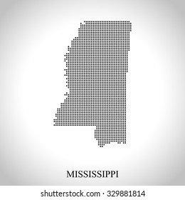 map of Mississippi