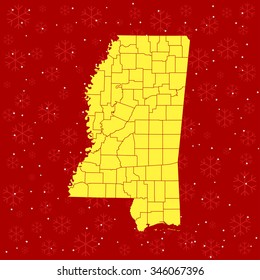 map of Mississippi