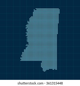 map of Mississippi