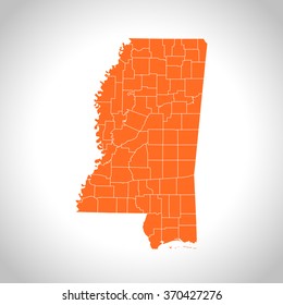 map of Mississippi