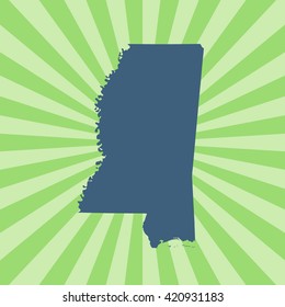 map of Mississippi