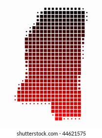 Map of Mississippi