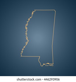 map of Mississippi