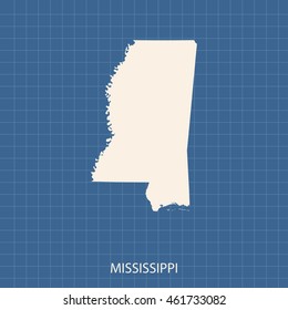 map of Mississippi