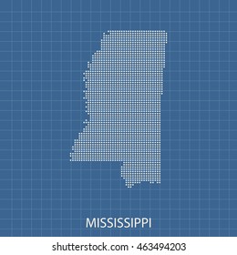 map of Mississippi
