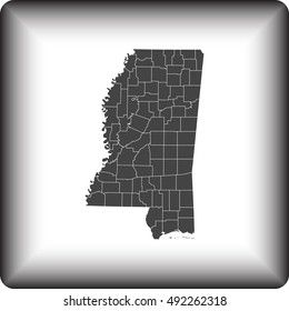map of Mississippi