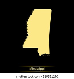 map of Mississippi