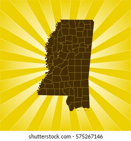 map of Mississippi
