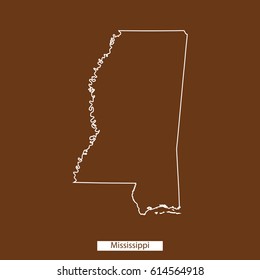 map of Mississippi