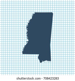 map of Mississippi