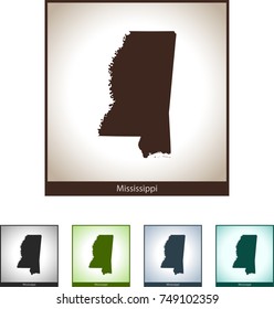 map of Mississippi