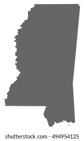 Map - Mississippi (United States)