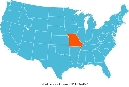 map of Missouri