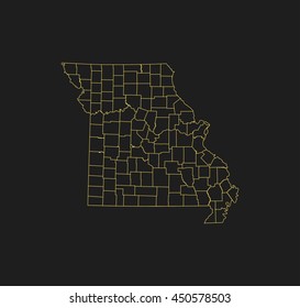 map of Missouri
