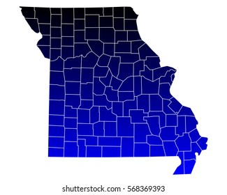 Map of Missouri