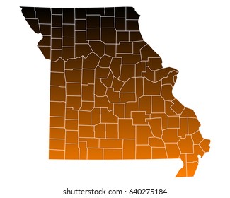 Map of Missouri