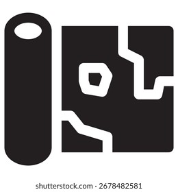 Map Modern Vector Icon – Minimal Illustration Symbol Template for Web Mobile App UI Design