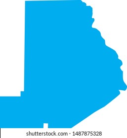 map of Monroe County in georgia state in usa