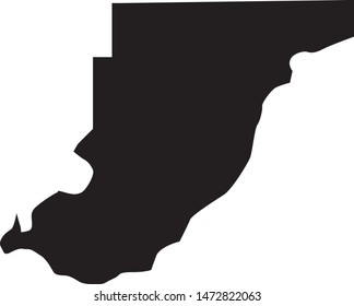 map of Monroe in state of alabama