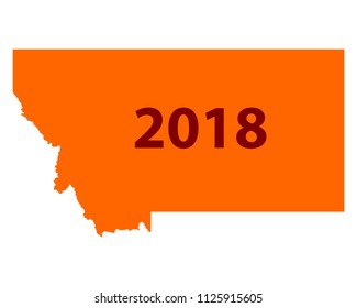 Map of Montana 2018