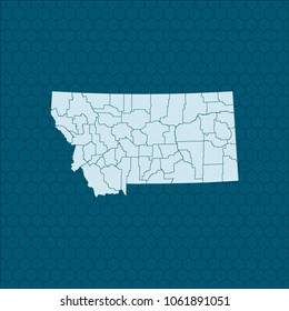 map of Montana