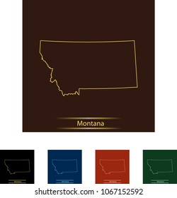 map of Montana