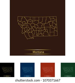 map of Montana